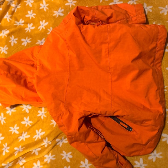 RPZN Canadian ski jacket youth small with powder skirt Orange Kids Jacket - Picture 3 of 6